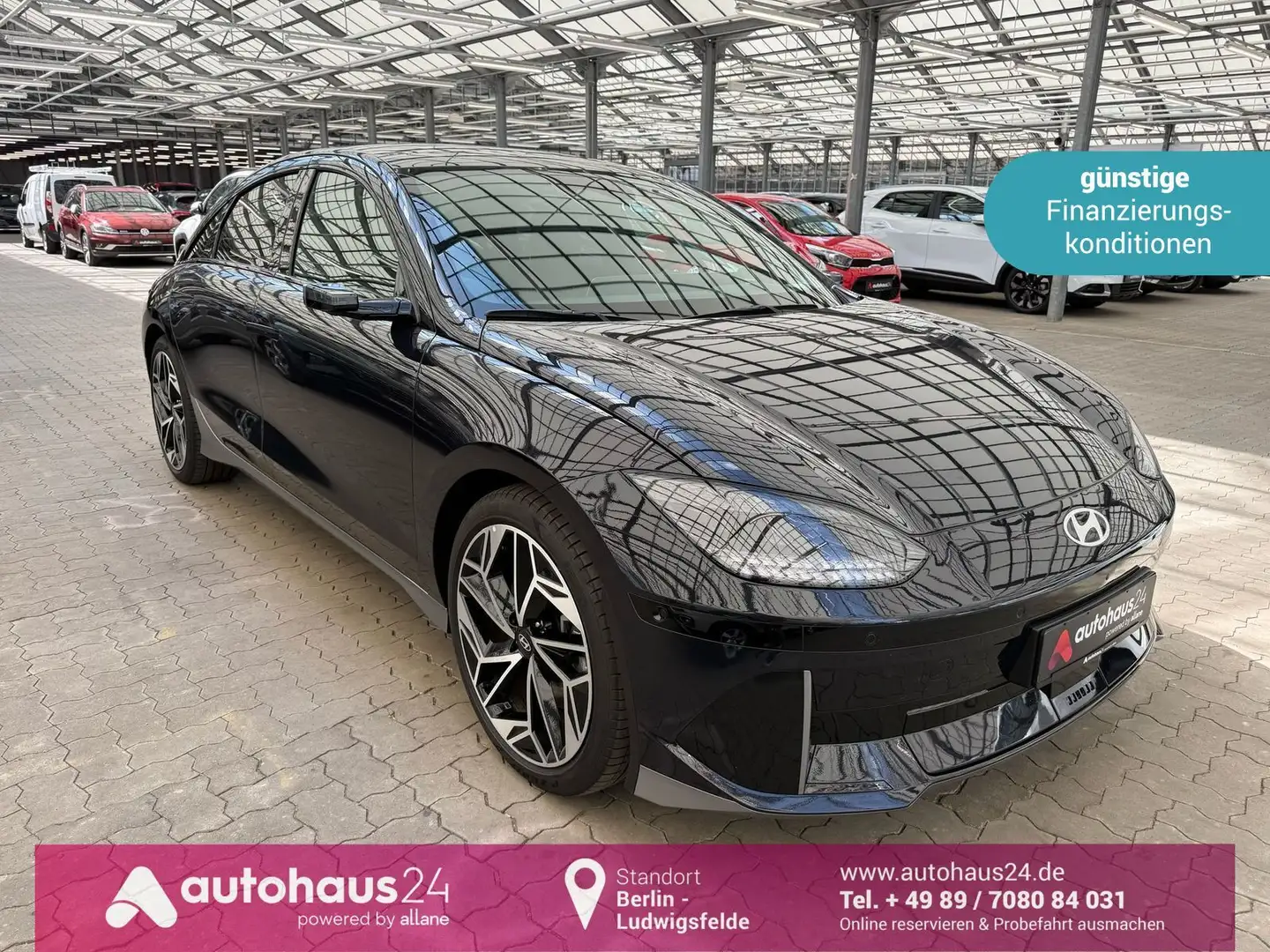 Hyundai IONIQ 6 Uniq Matrix|BOSE|HeadUp|ACC Blau - 1