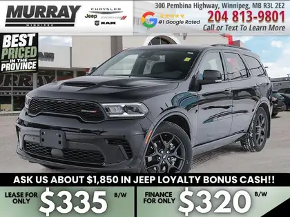 Black 2026 Dodge Durango SUV / Crossover All-Wheel Drive 8-Speed Automatic