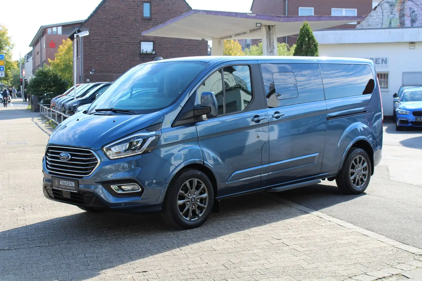 Ford Tourneo Custom L2+Titanium X+Kamera+Leder+AHK Bleu - 1