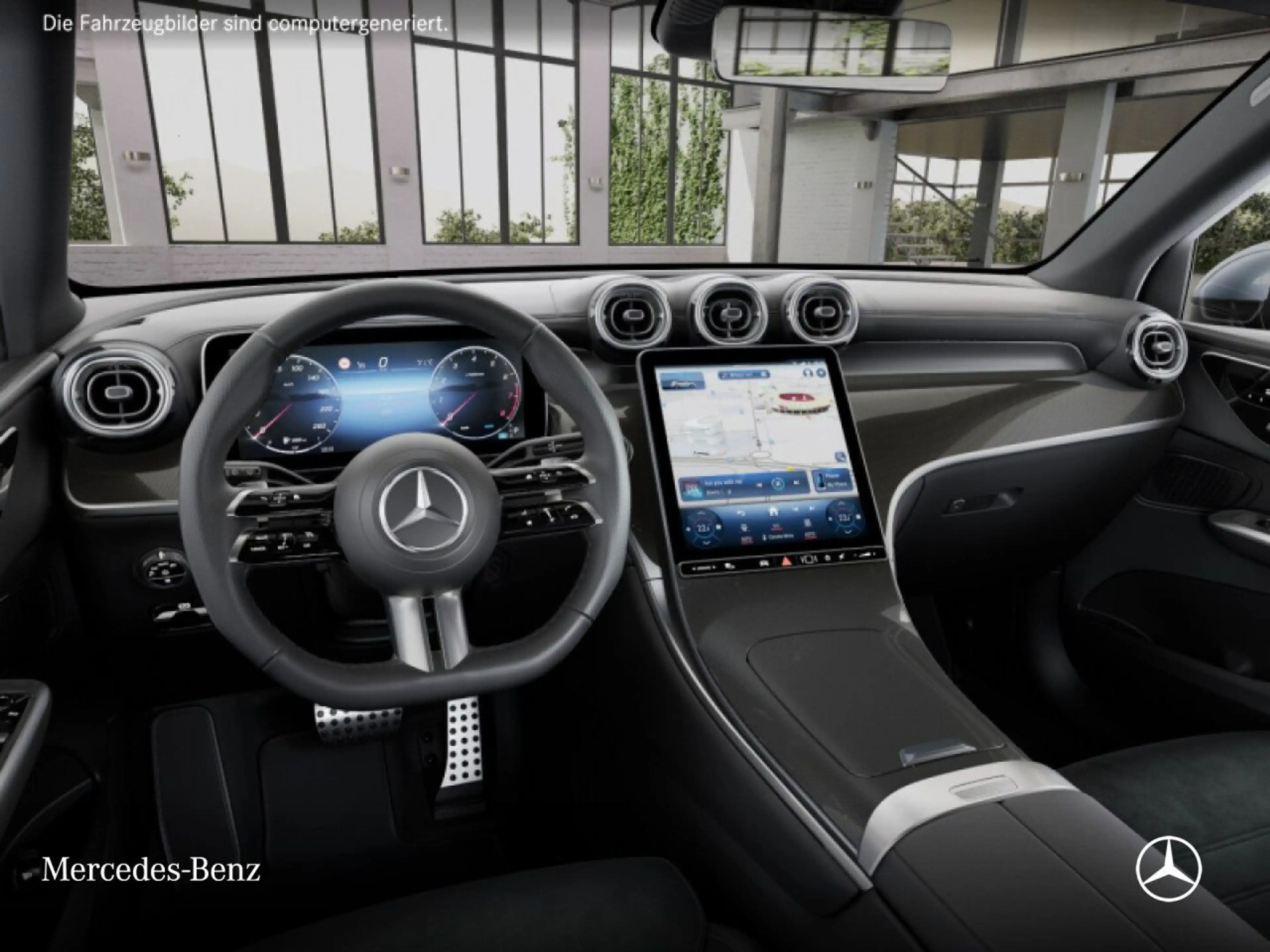 Mercedes-Benz GLC 200 4M AMG+PANO+360+AHK+LED+TOTW+KEYLESS+9G — photo 9