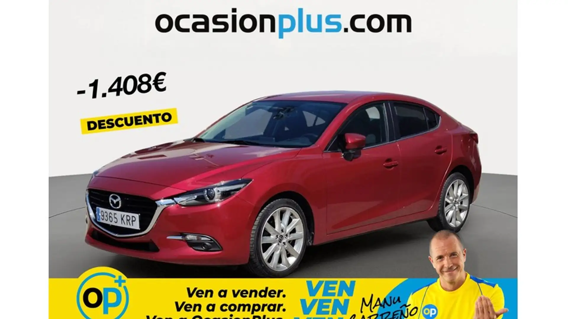Mazda 3 SportSedan 2.0 Zenith 88kW Rojo - 1