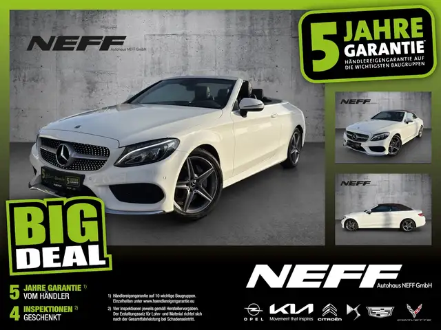 Mercedes-Benz C 180 Cabrio AMG Line LED+SHZ+2xKlima+Kam.+LM