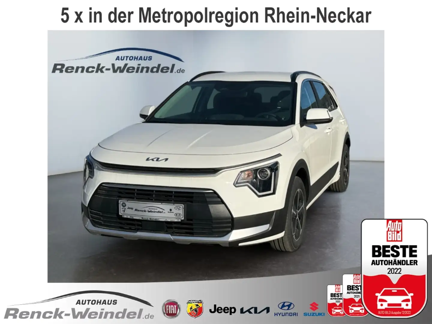 Kia Niro Hybrid Edition 7 1.6 Navi Digitales Cockpit ACC Ap White - 1