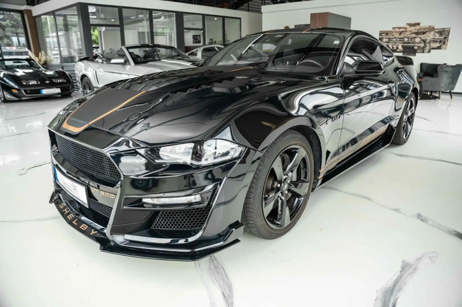 Ford Mustang GT 5,0 PREMIUM GT 500 SHELBY Zwart - 1