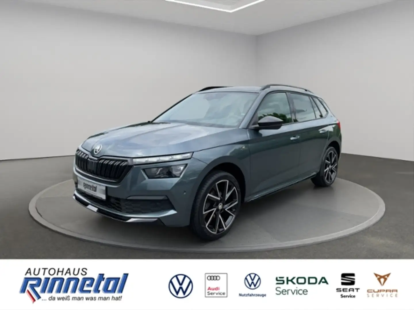 Skoda Kamiq 1.5 TSI DSG Monte Carlo LED LICHT+NAVI+ACC+EL HEC Gris - 1