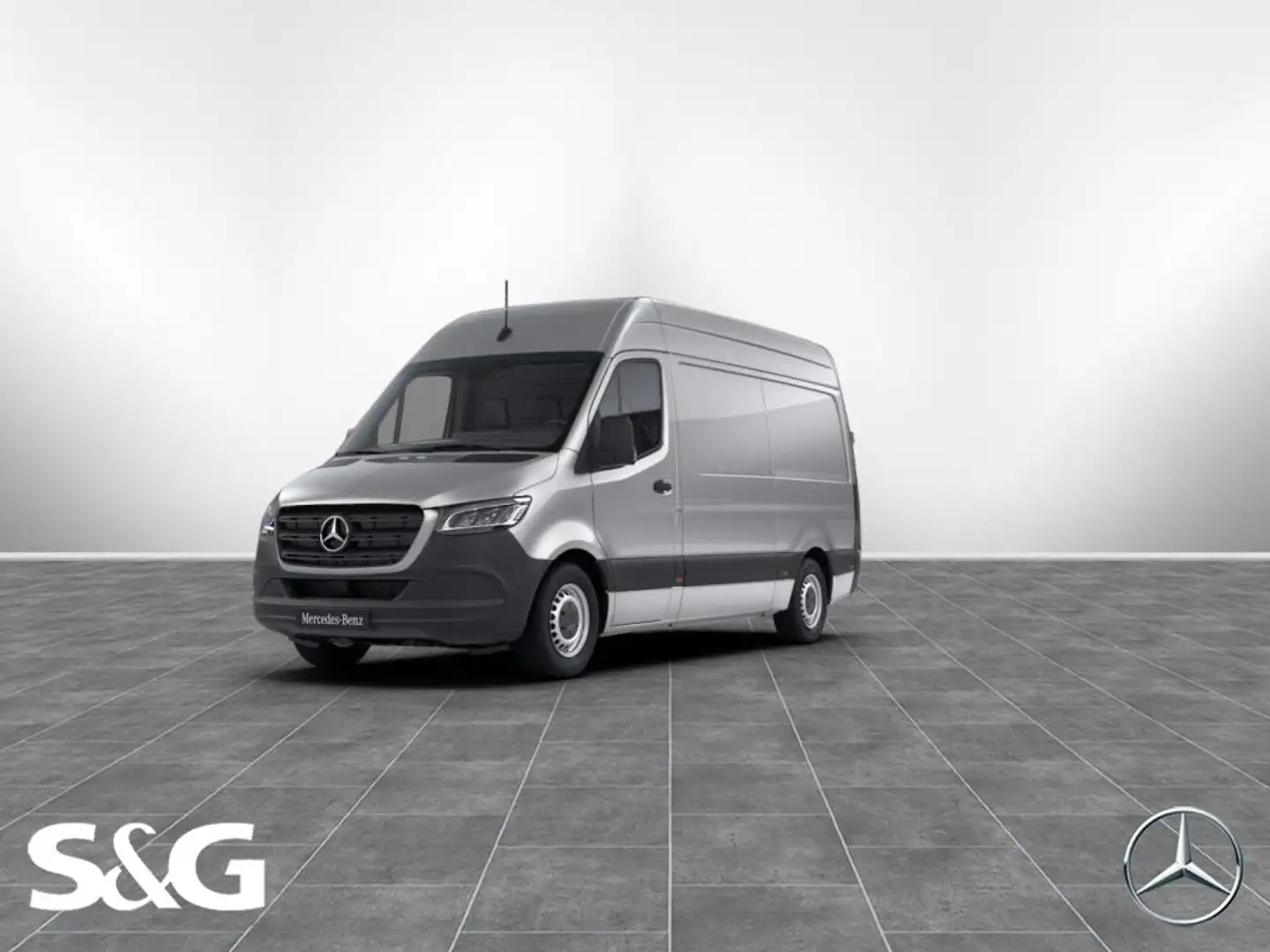 Mercedes-Benz Sprinter 315 CDI KA/S MBUX+RüKam Plateado - 1