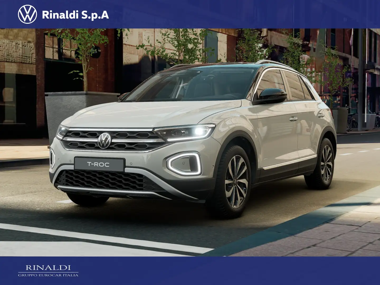 Volkswagen T-Roc 1.5 tsi style dsg Gris - 1