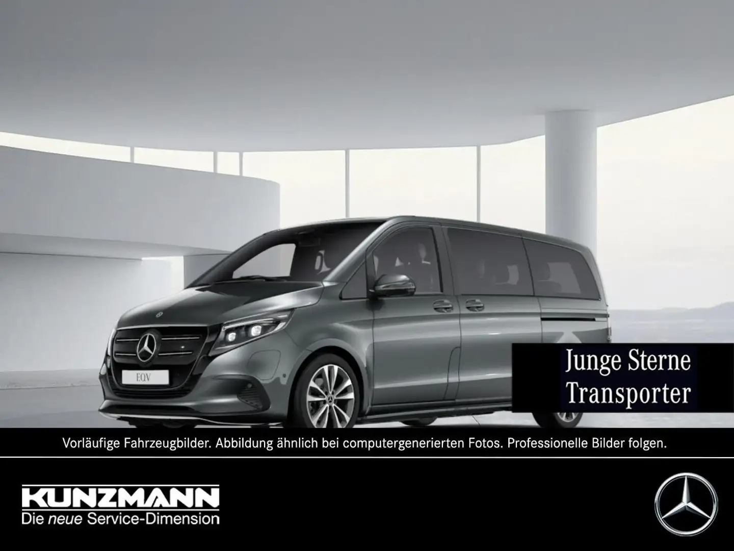 Mercedes-Benz EQV 300 Lang MBUX Navi Distronic Airmatic 360° Gris - 1