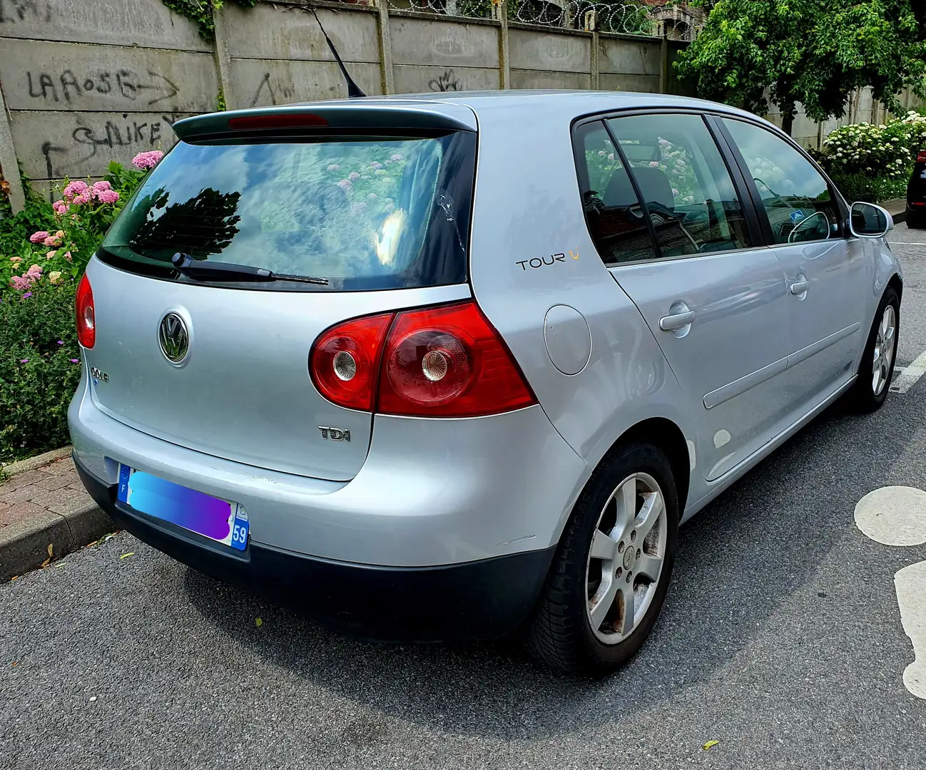 Volkswagen Golf Golf 1.9 TDI 90 Confortline Gris - 2