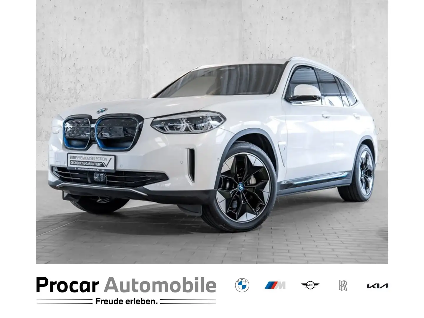 BMW iX3 Impressive+Anhängerkupplung+Pano+360Grad+HuD+DAPro Білий - 1