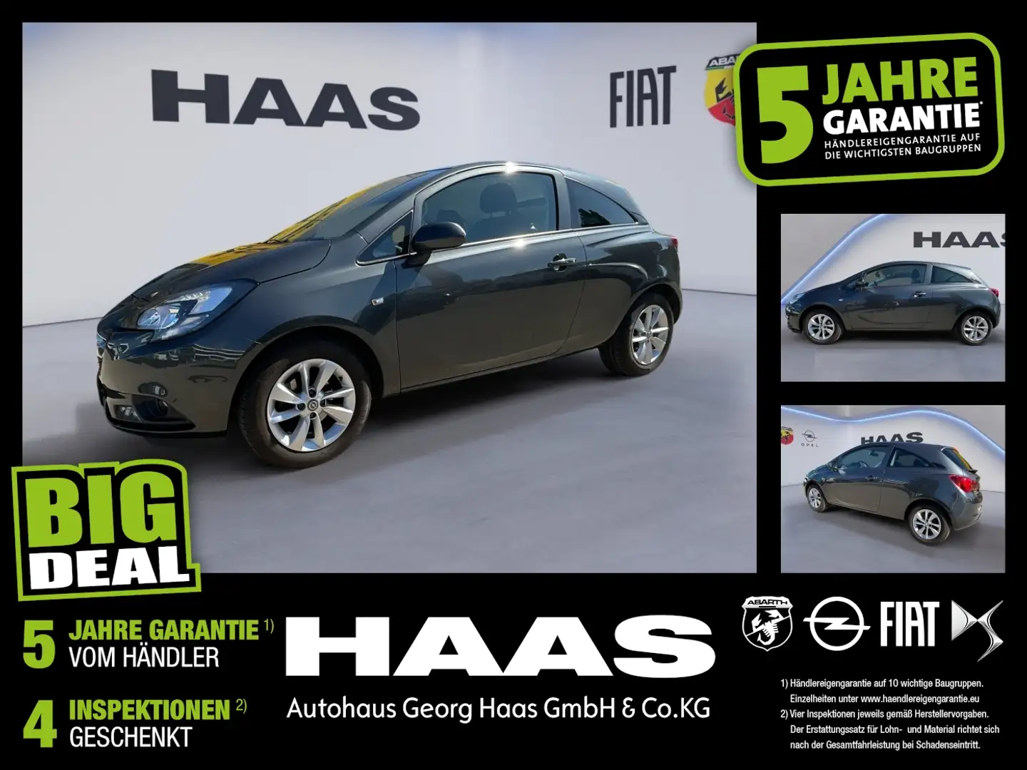 Opel Corsa E 1.2 ON PDC,Sitz- und Lenkradheizung Gris - 1