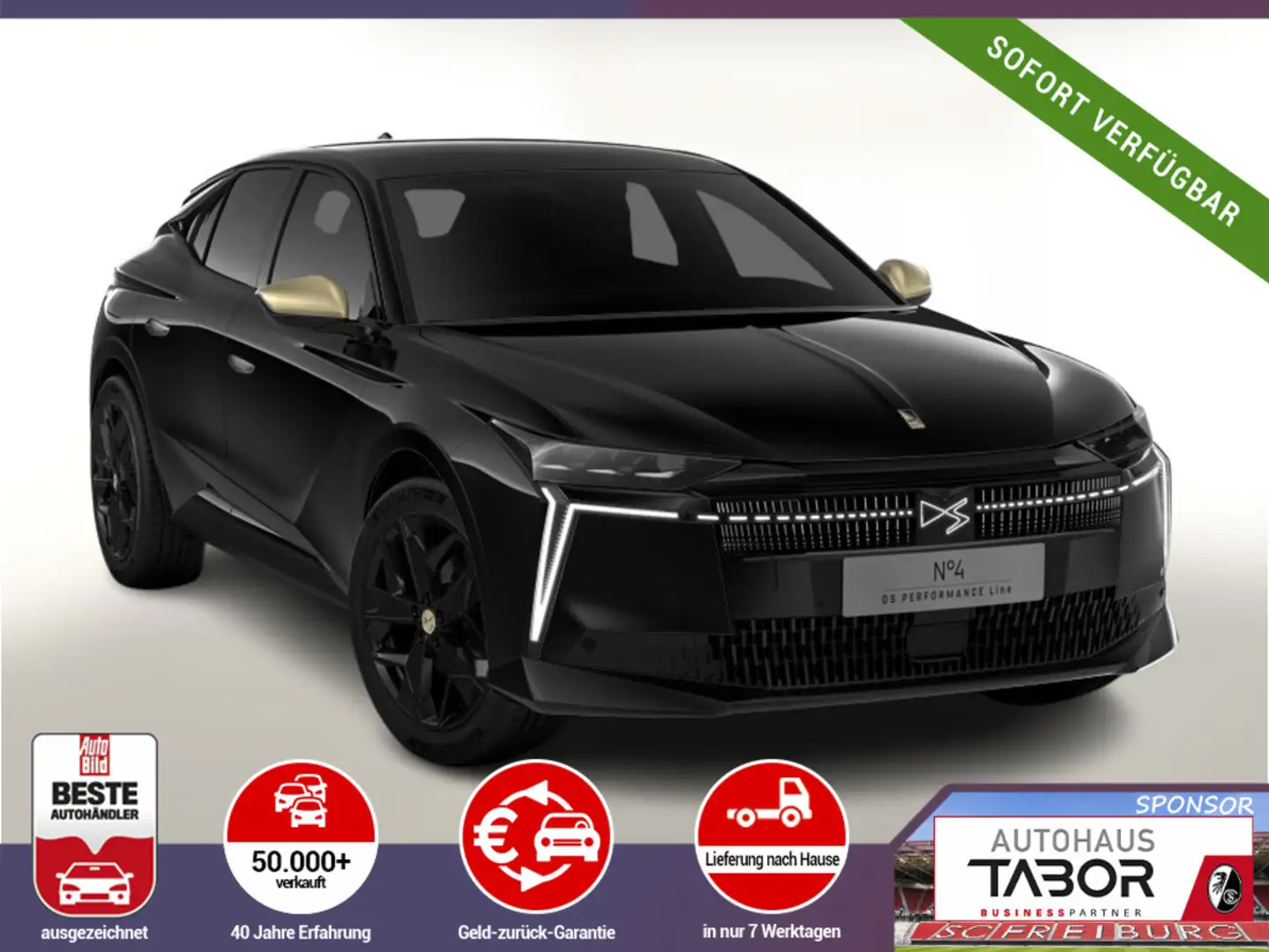 DS Automobiles N°4 Hybrid Performance Line Massage eHK UVP-32%* Schwarz - 1