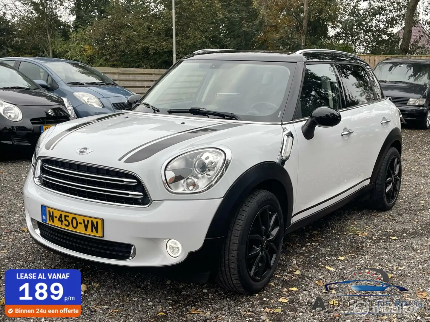 MINI Cooper Countryman 1.6 Knockout Edition Airco NAvi clima Wit - 1