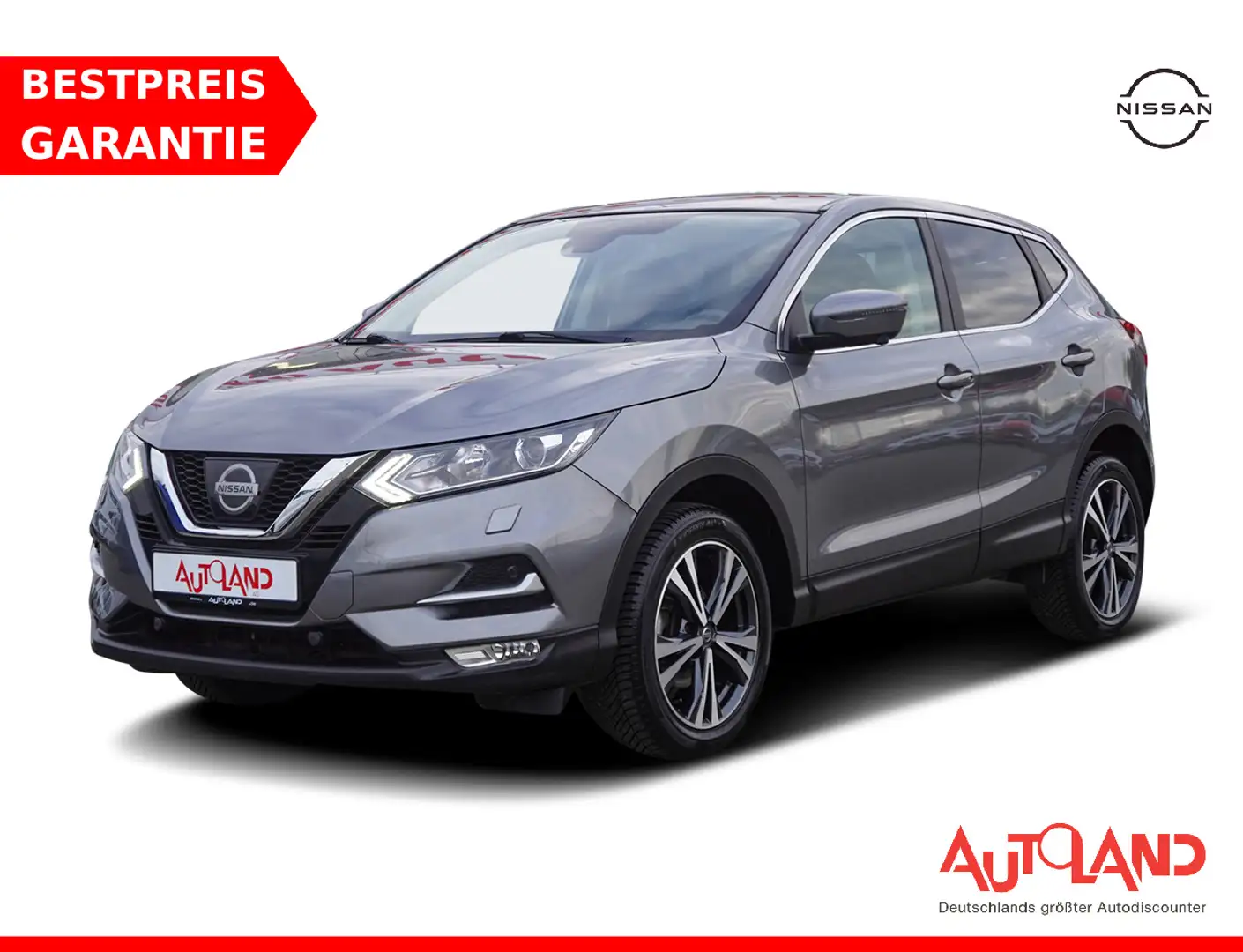 Nissan Qashqai 1.6 DIG-T N-Connecta AHK 360° Navi DAB Grau - 1