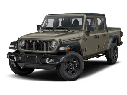 Green 2026 Jeep Gladiator Pickup Truck Four-Wheel Drive 8-Speed Automatic