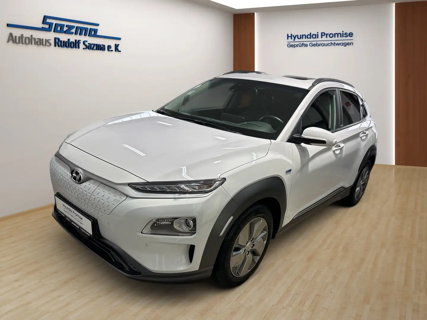 Hyundai KONA Premium Elektro 2WD Weiß - 1