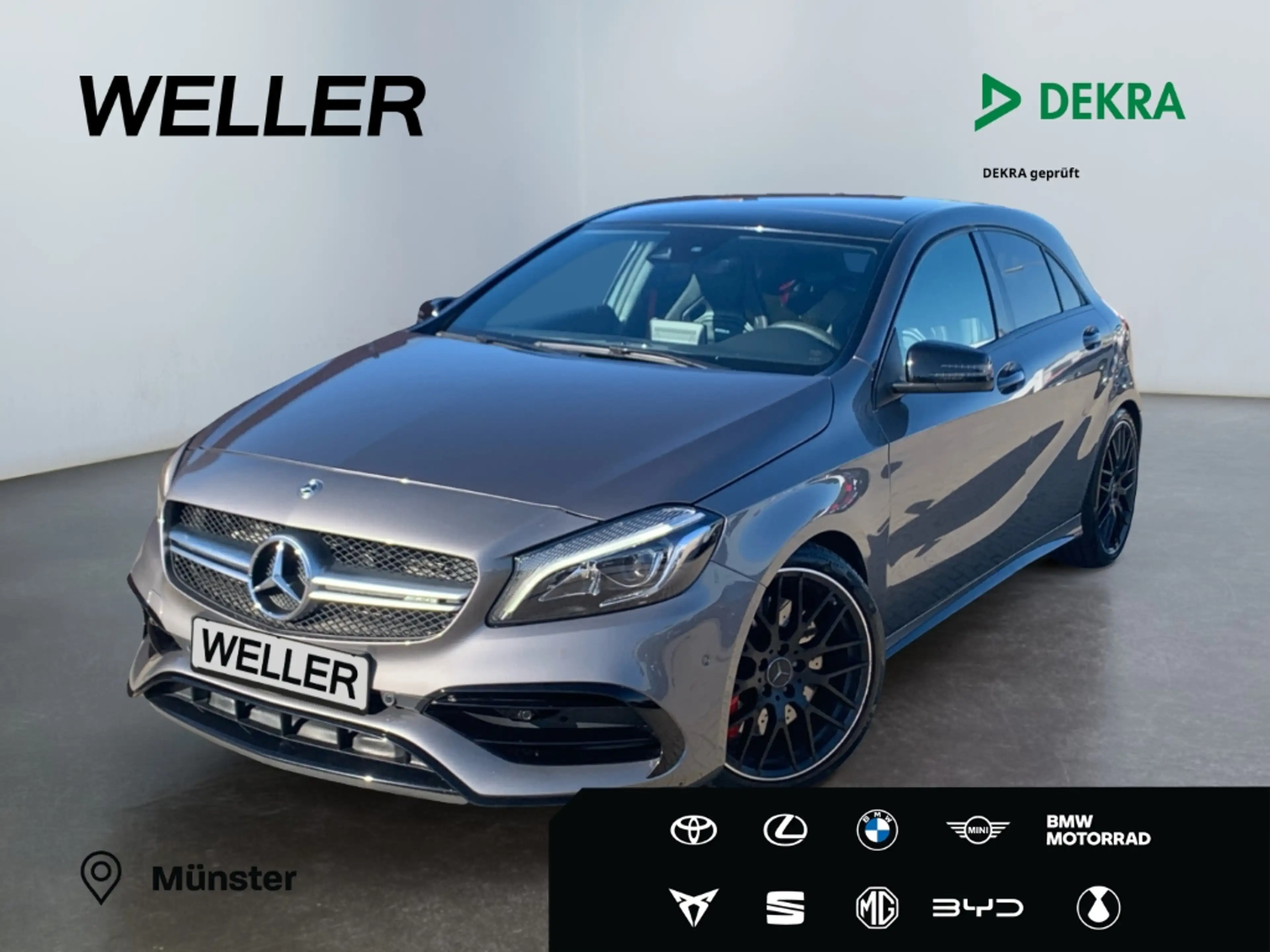 Mercedes-Benz A 45 AMG 4M S-Shift 7G *Drivers P*Sport-AGA*Pano*