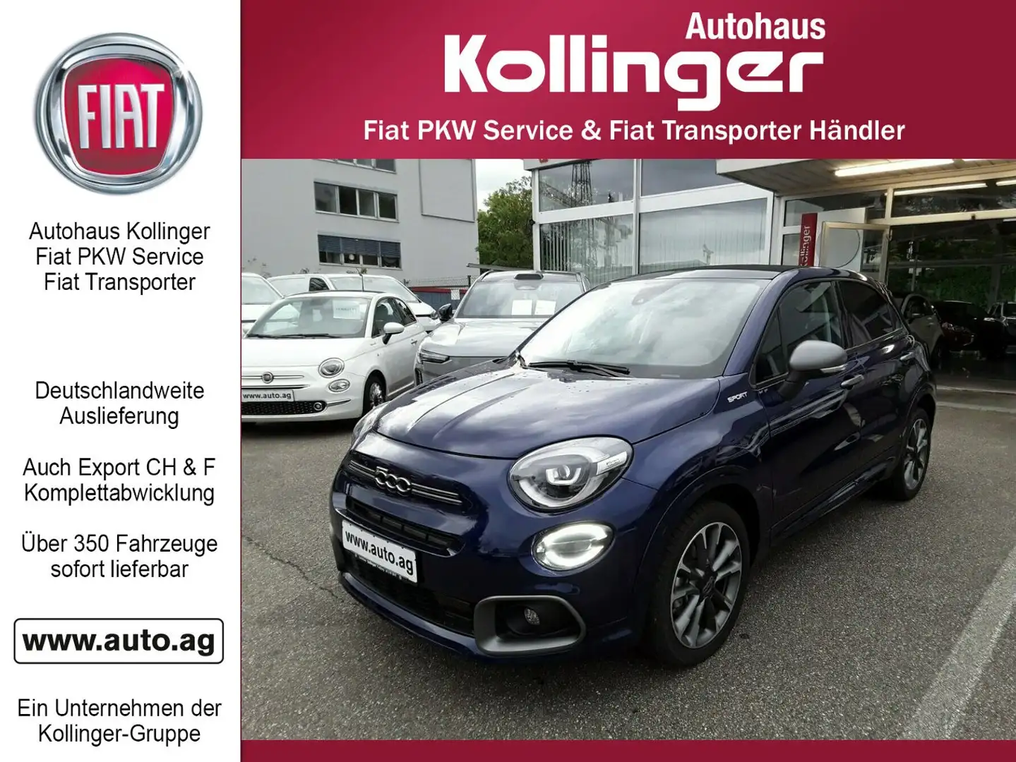 Fiat 500X 1.5 DOLCEVITA SPORT KOMFORT & STYLE Blau - 1