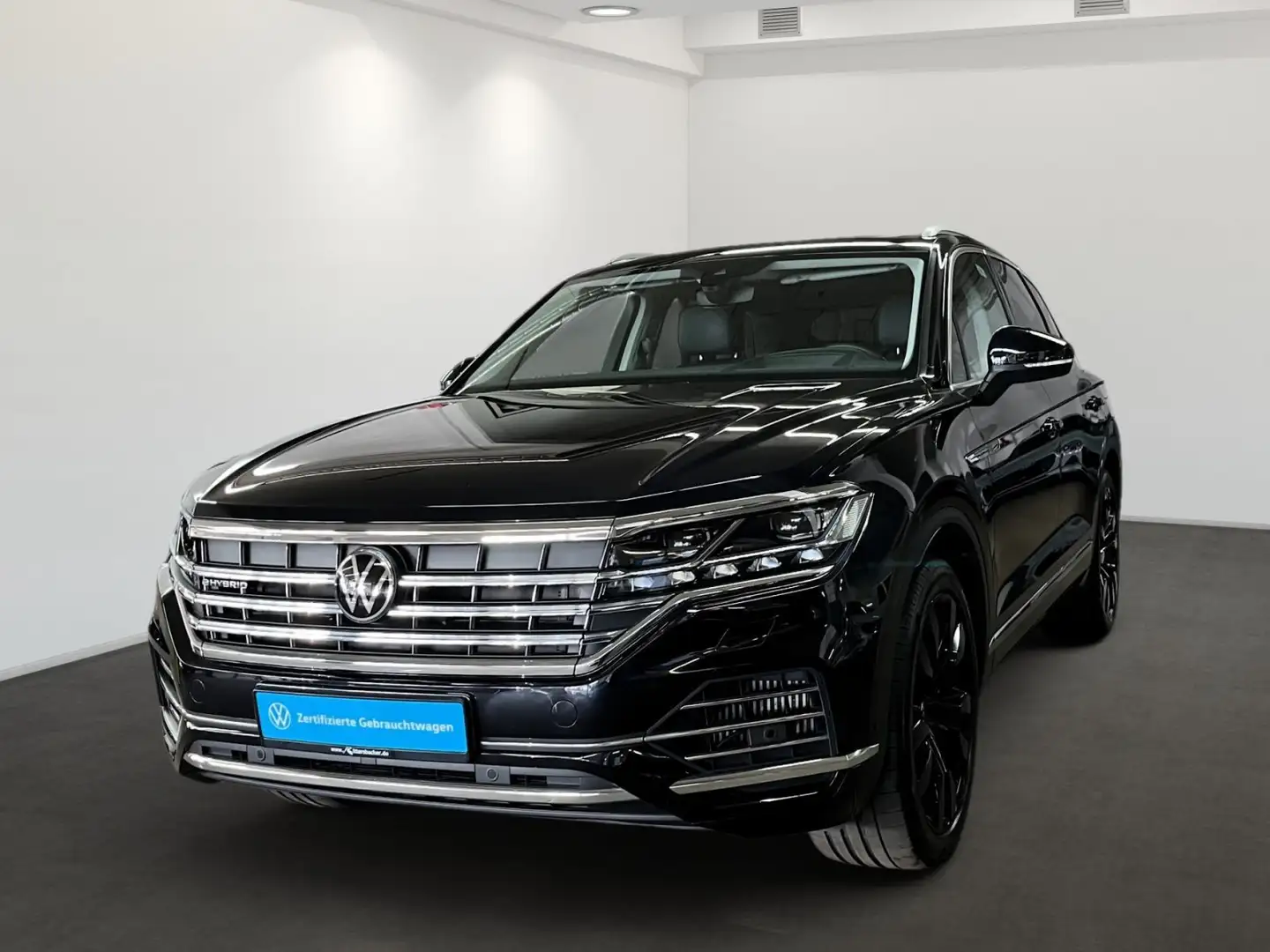 Volkswagen Touareg Elegance 4M TSI eHybrid PANO AHK RFK IQ. Noir - 2