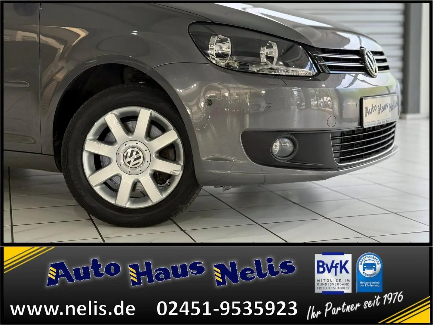 Volkswagen Touran 2,0 TDI Cup AHKabn. Sitzheizung PDC Park- Grau - 2
