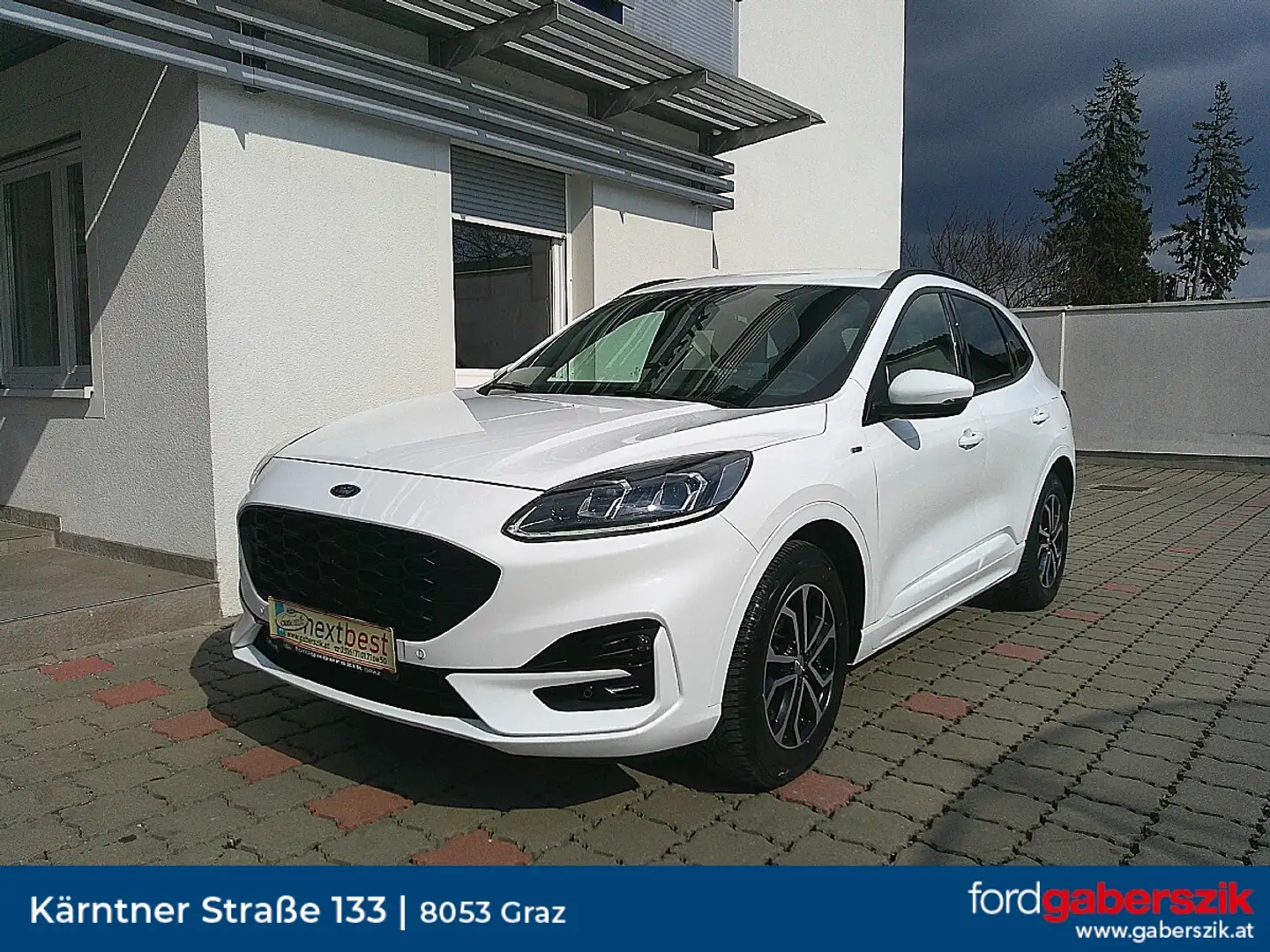 Ford Kuga 1,5 EcoBlue ST-Line Aut. Weiß - 1