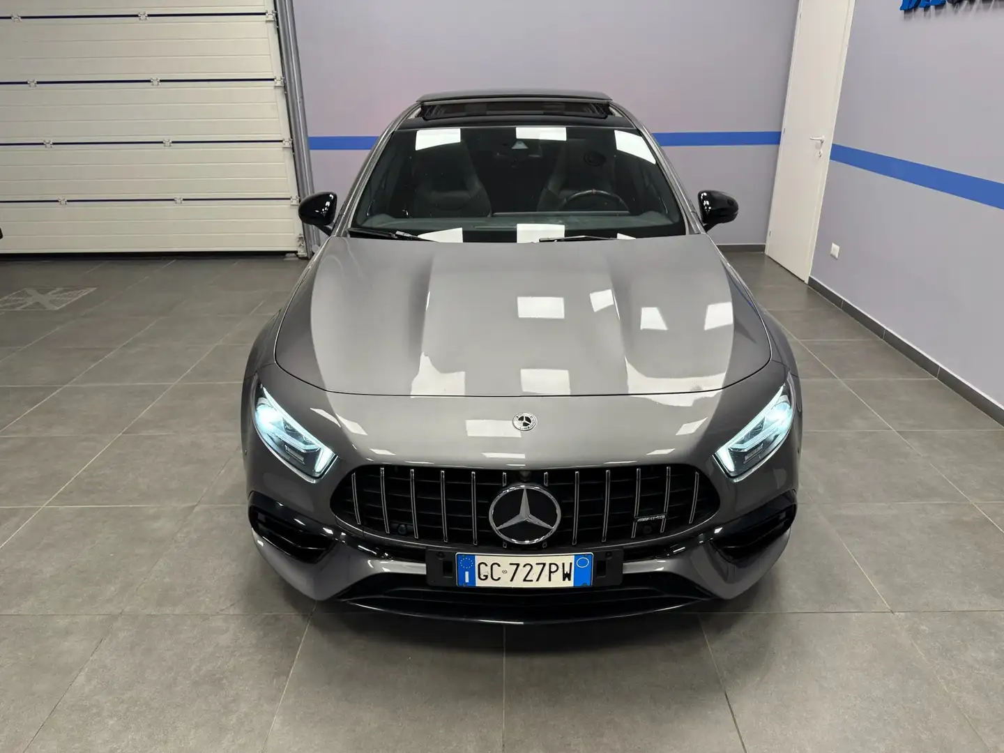 Mercedes-Benz A 45 AMG A45 S 4matic+ Auto SCARICHI-TETTO-SOSPENSIONI-HIFI Gris - 2