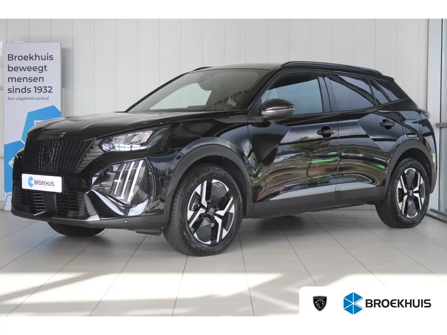 Peugeot 2008 1.2 Hybrid 136-PK Allure | DRAADLOZE CARPLAY | CLI Zwart - 1