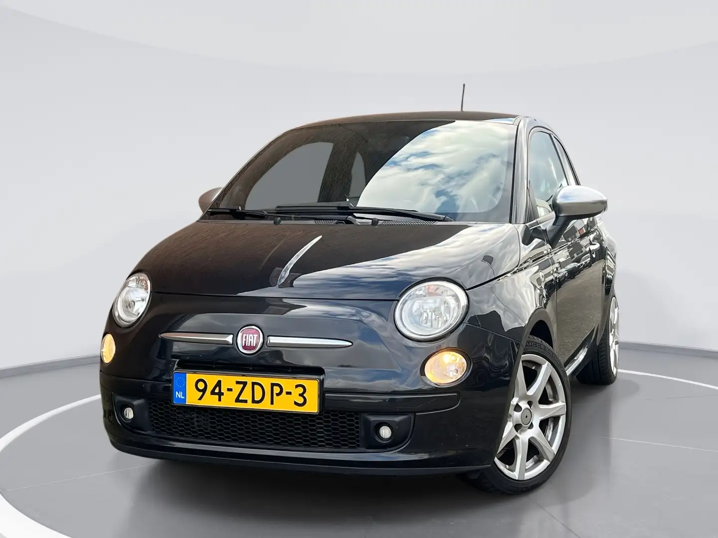 Fiat 500 0.9 TwinAir Lounge |ORIG. NL|NAP| 3787 Zwart - 1