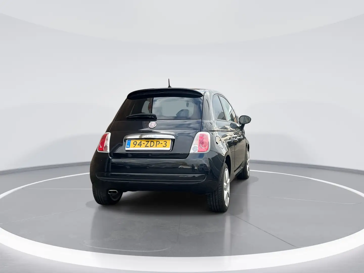 Fiat 500 0.9 TwinAir Lounge |ORIG. NL|NAP| 3787 Zwart - 2