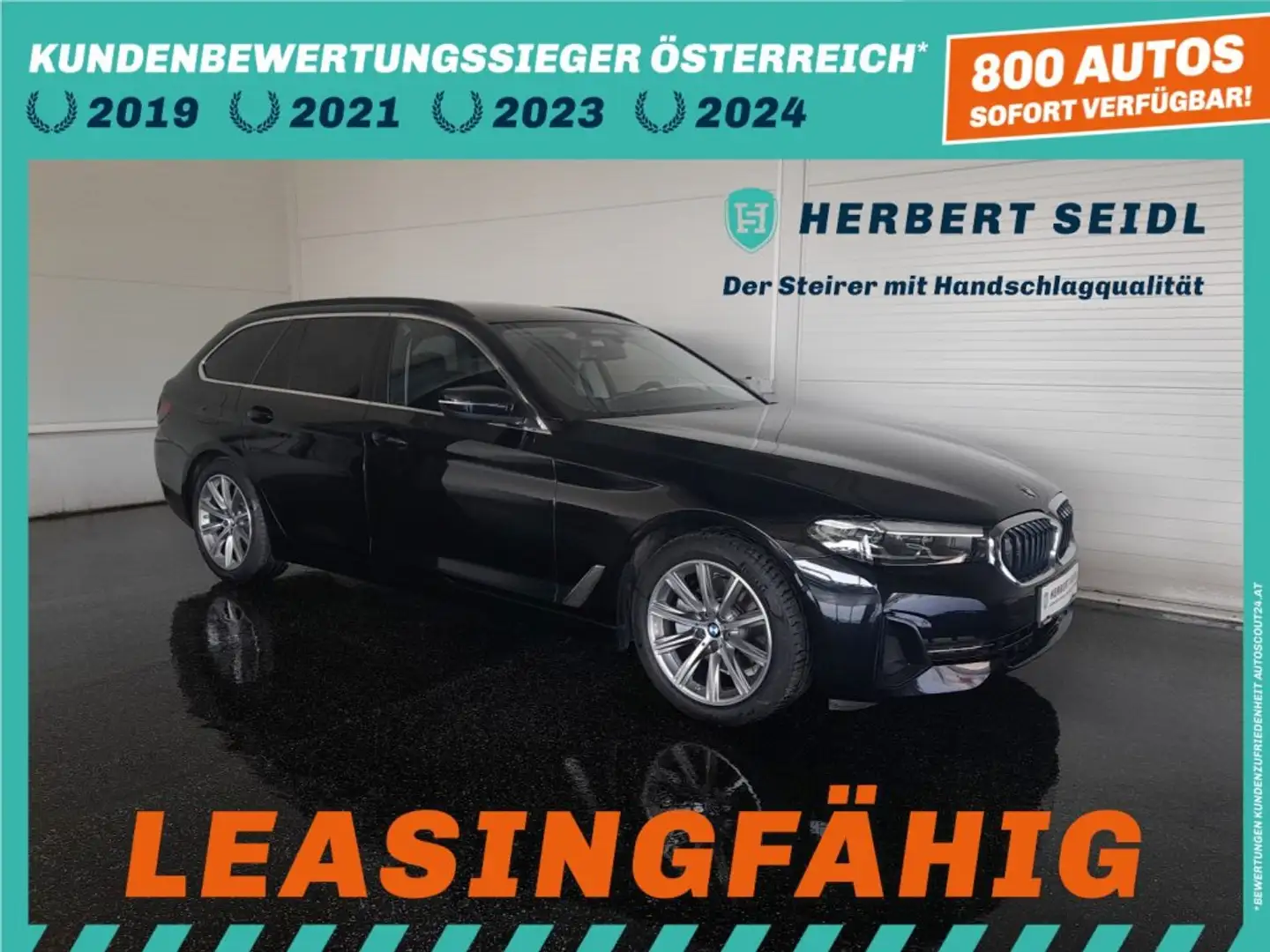 BMW 520 d TOURING Aut. *VOLL LED / NAVI / ACC / DRIVINGASS. PROF / KAMERA / PARKINGASS. / 4-ZONEN-KLIMA* Schwarz - 1