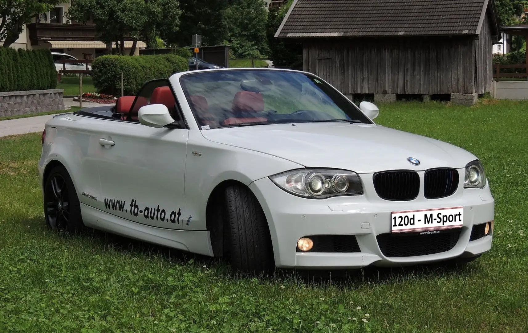 BMW 120 120d Cabriolet - Top Ausstattung ! Weiß - 2
