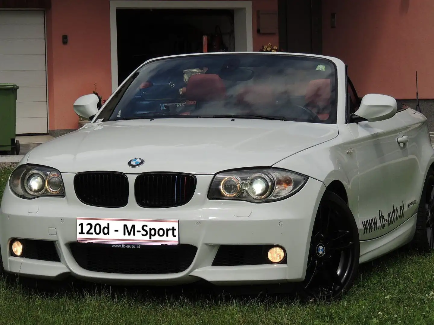 BMW 120 120d Cabriolet - Top Ausstattung ! Weiß - 1