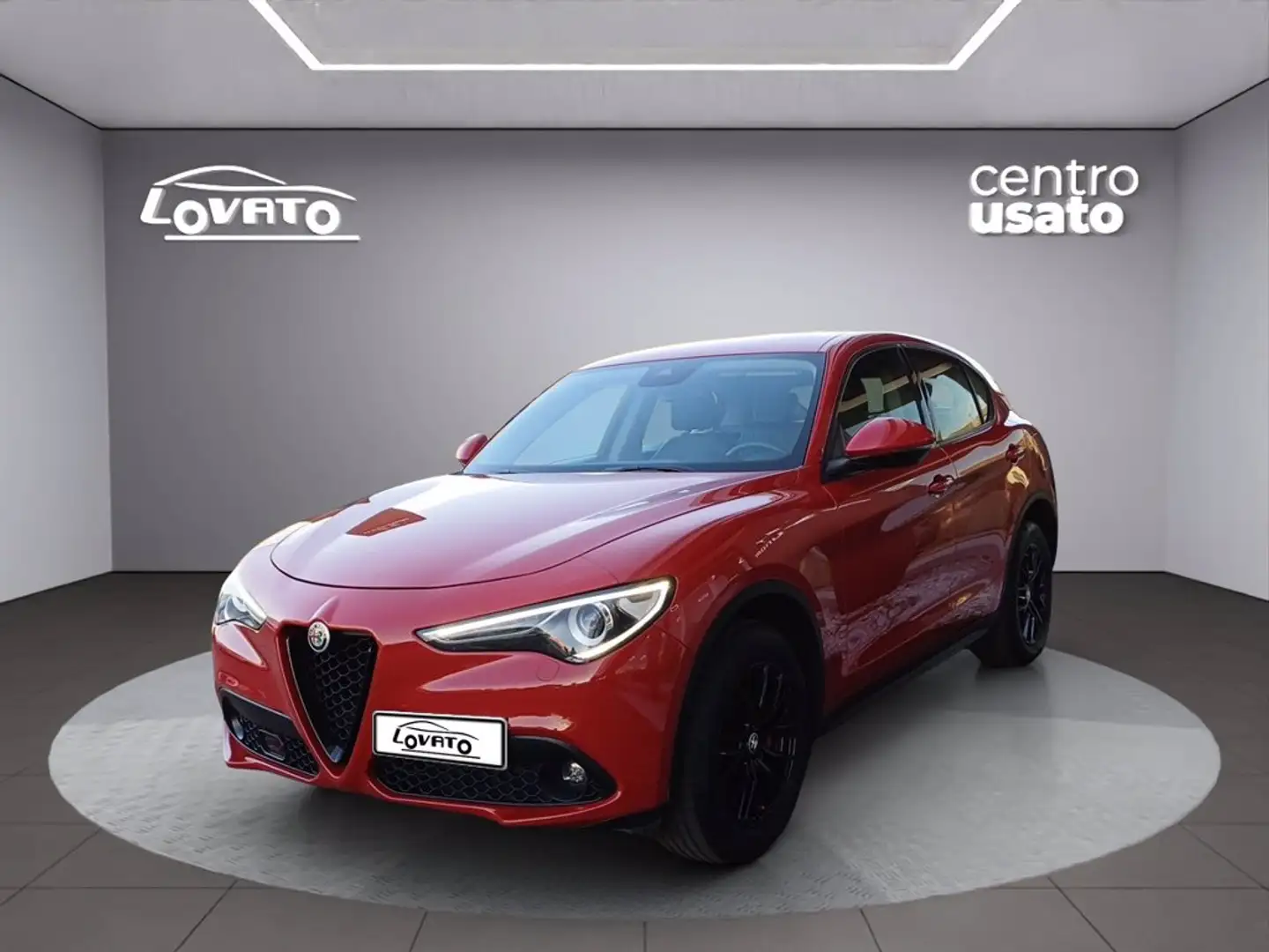 Alfa Romeo Stelvio 2.2 Turbodiesel 180 CV AT8 Q4 Business Rood - 1