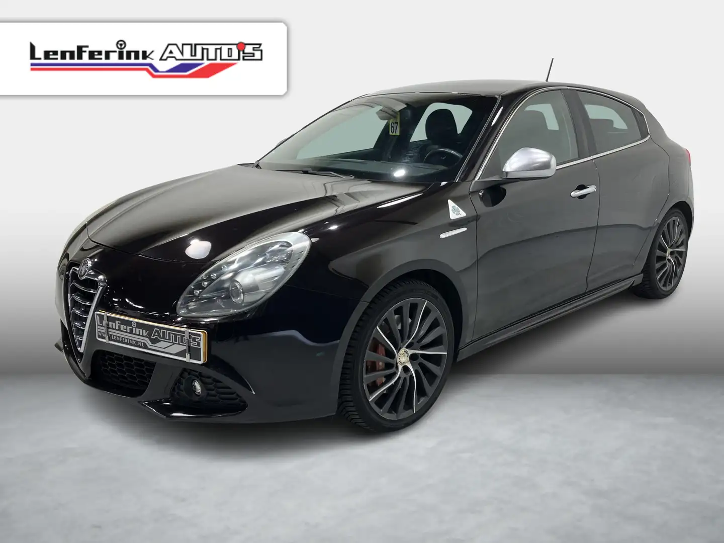 Alfa Romeo Giulietta 1.7 TBi Quadrifoglio Verde clima 2 zones, Verwarmb Zwart - 1