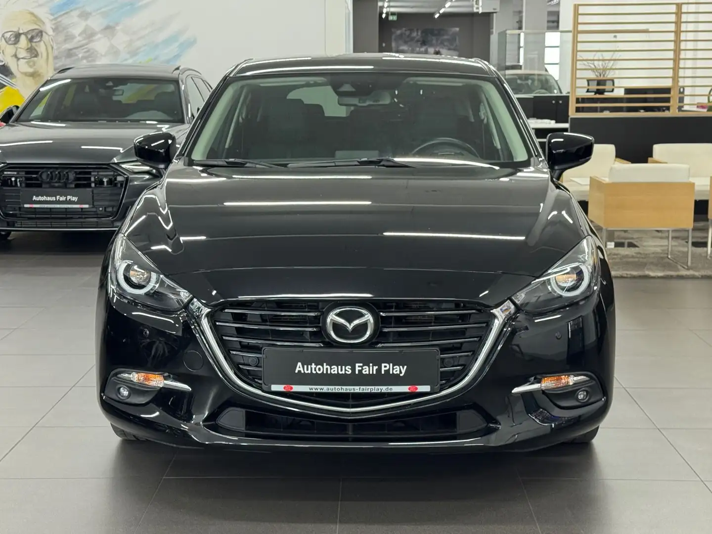 Mazda 3 Lim. Sports-Line LED/BOSE/NAVI/KAM/UNFALLFREI! Negro - 2