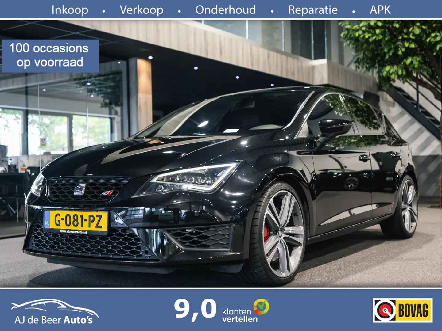 SEAT Leon 2.0 TSI Cupra 280 Volleder | 19" | LED | Navi | St Zwart - 1