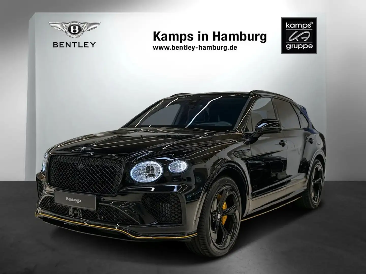 Bentley Bentayga S Hybrid - Black Edition *Signal Yellow* Negru - 1