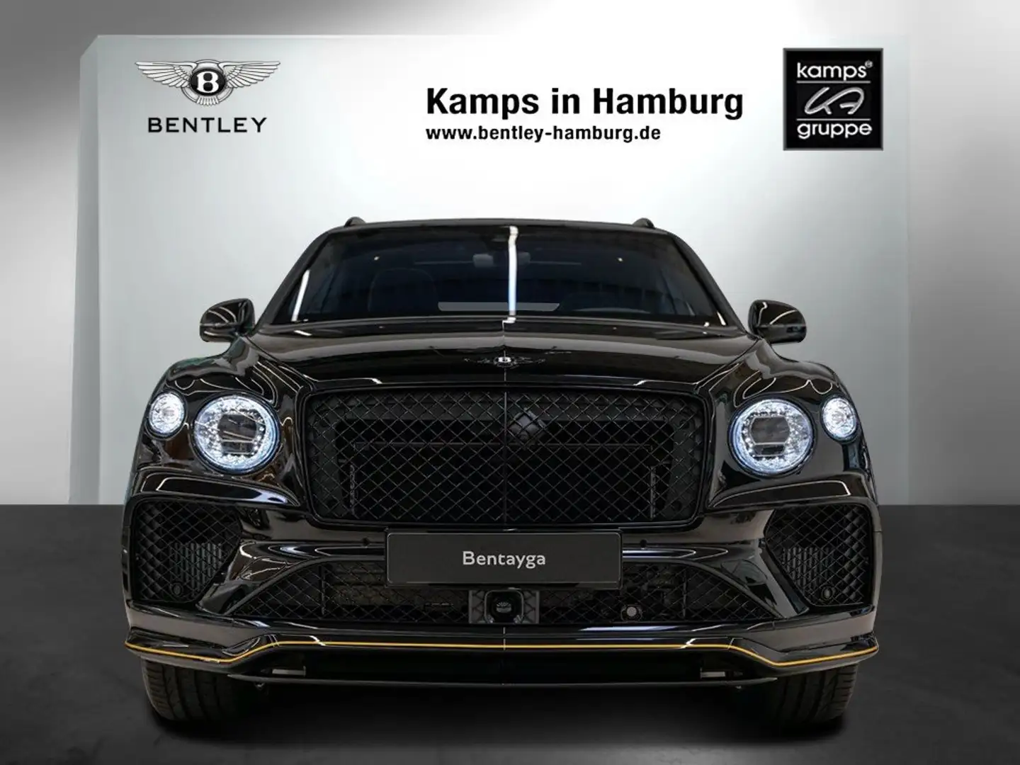 Bentley Bentayga S Hybrid - Black Edition *Signal Yellow* Zwart - 2