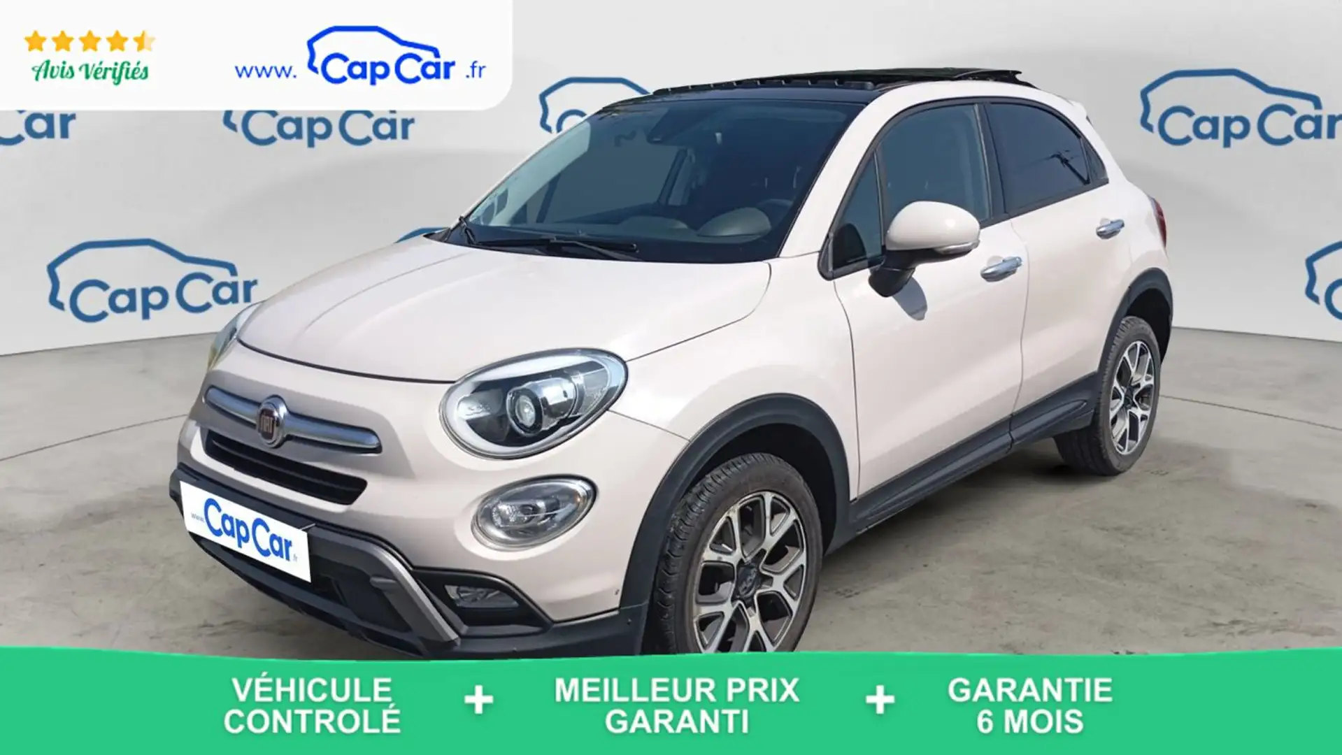 Fiat 500X 2.0 MultiJet 4x4 140 AT9 Cross Plus - Automatique  Blanc - 1