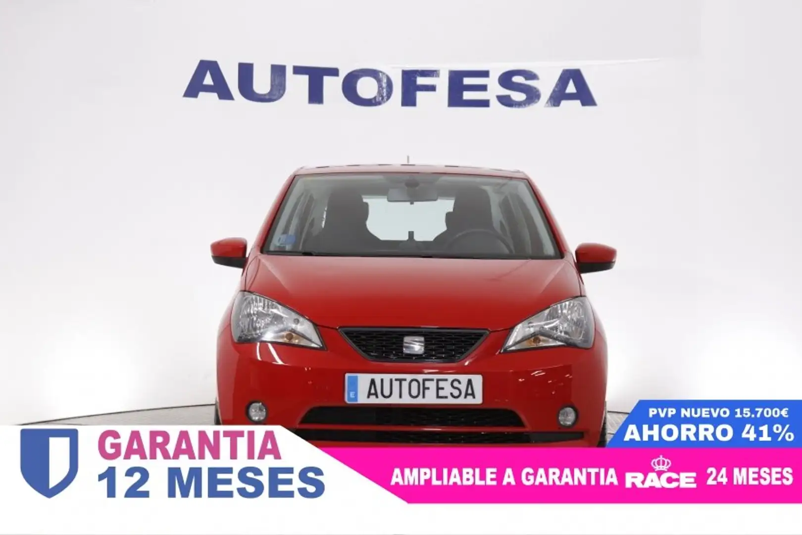 SEAT Mii 1.0GNC STYLE 68cv 5P # PARKTRONIC Rojo - 2