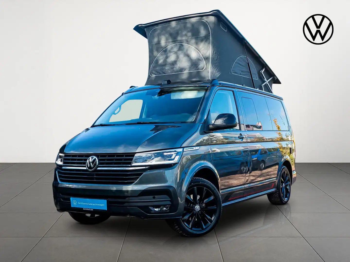 Volkswagen T6.1 California Beach 2.0 TDI DSG Navi LED Stand Grau - 2