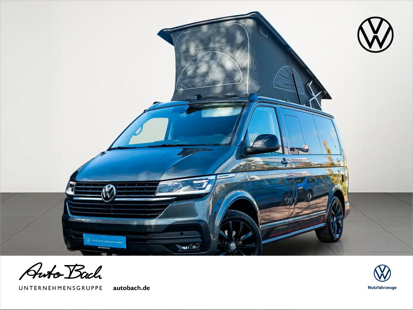 Volkswagen T6.1 California Beach 2.0 TDI DSG Navi LED Stand Grau - 1