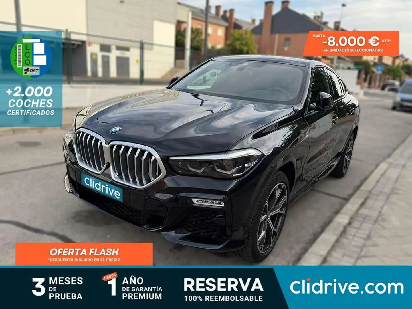 BMW X6 xDrive30d Noir - 1