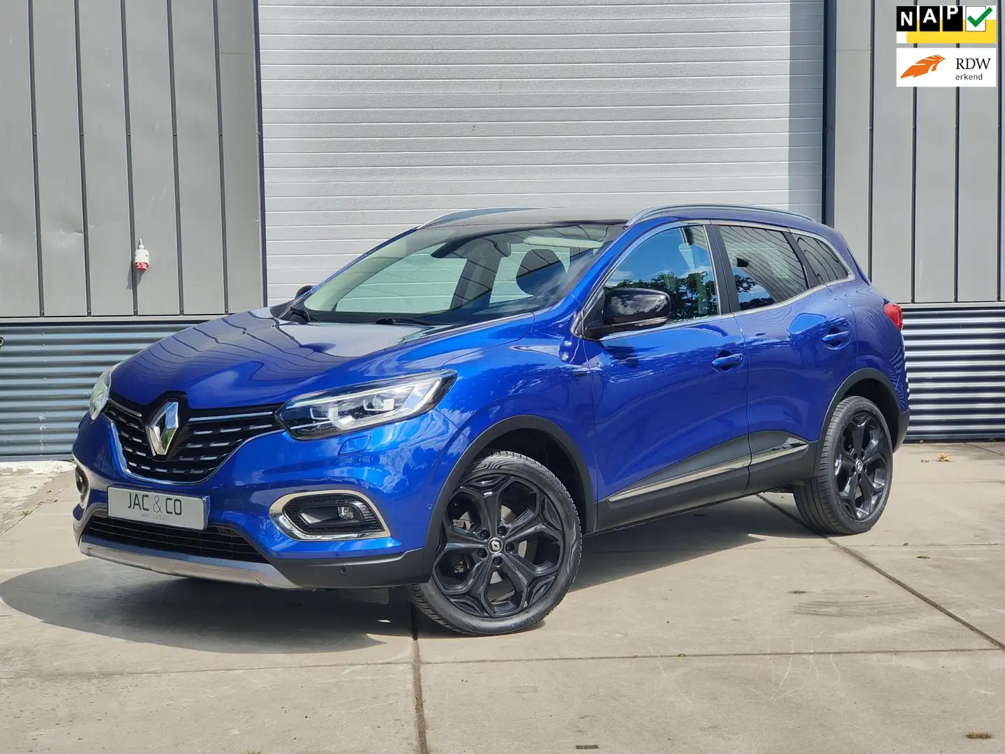 Renault Kadjar 1.3 TCe Black Edition Nav- Camera - Sportstoelen Blauw - 1