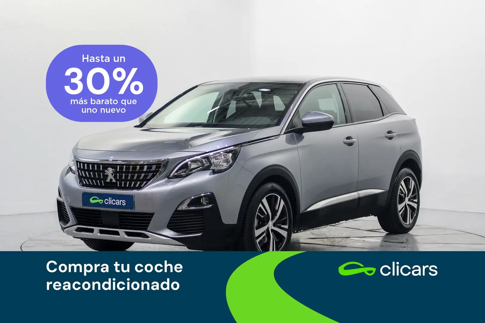 Peugeot 3008 1.2 S&S PureTech Allure EAT6 130 Gris - 1