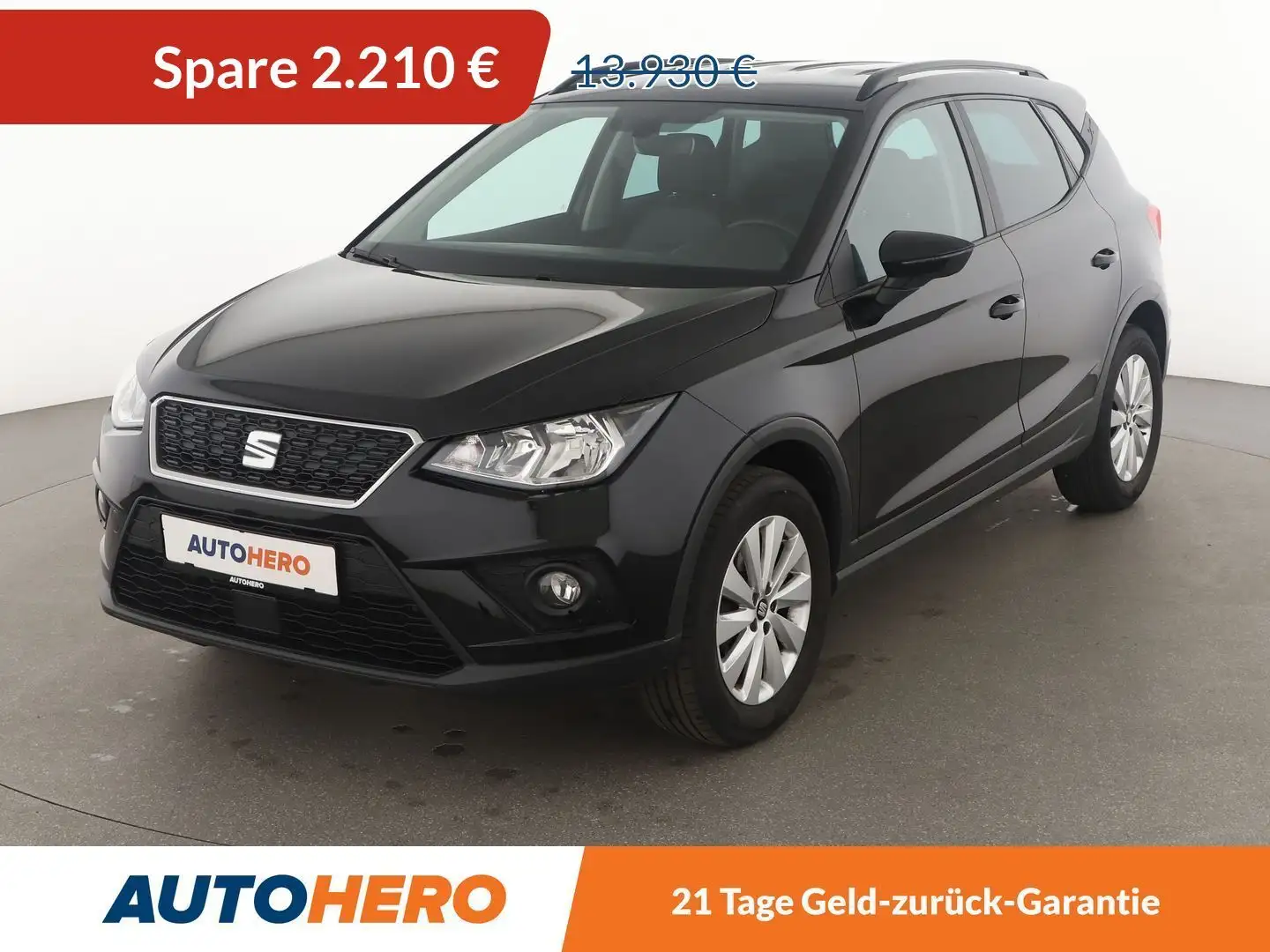 SEAT Arona 1.0 TSI Style*LIMITER*PDC*KLIMA*ALU* Schwarz - 1