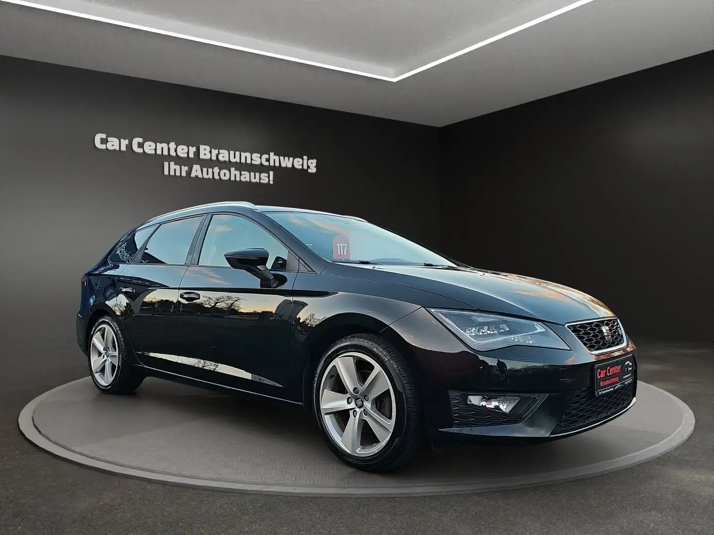 SEAT Leon ST 2.0 TDI FR+LED+Alu+Navi+ Schwarz - 2