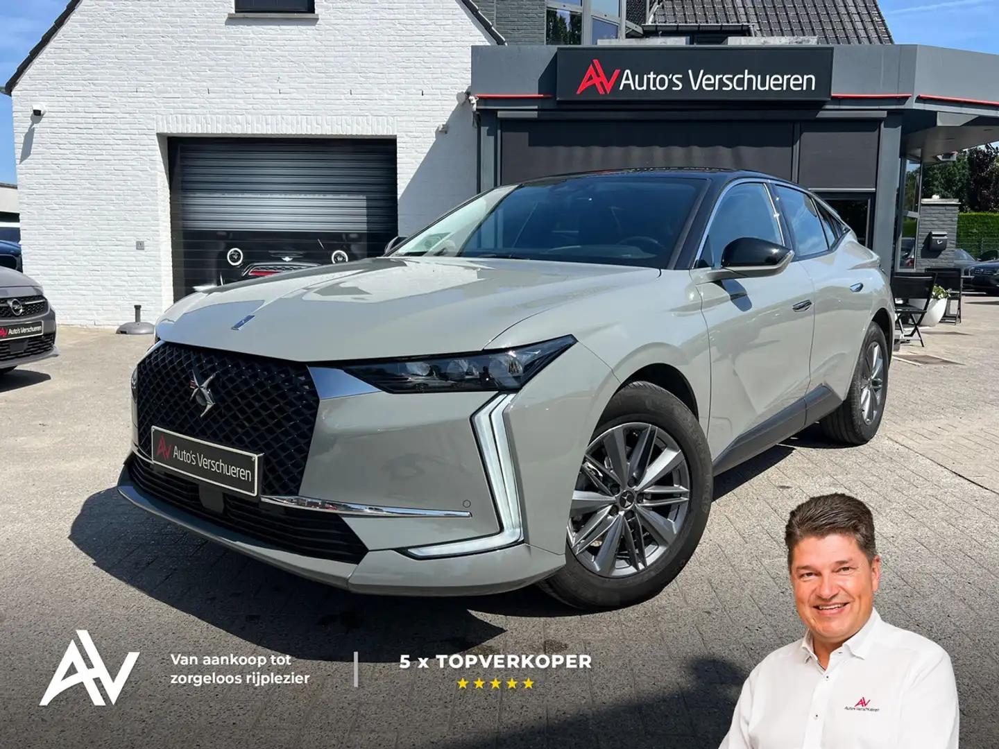 DS Automobiles DS 4 1.2 Puretech Bastille EAT8 ** Carplay/Navi | AC... Grijs - 1