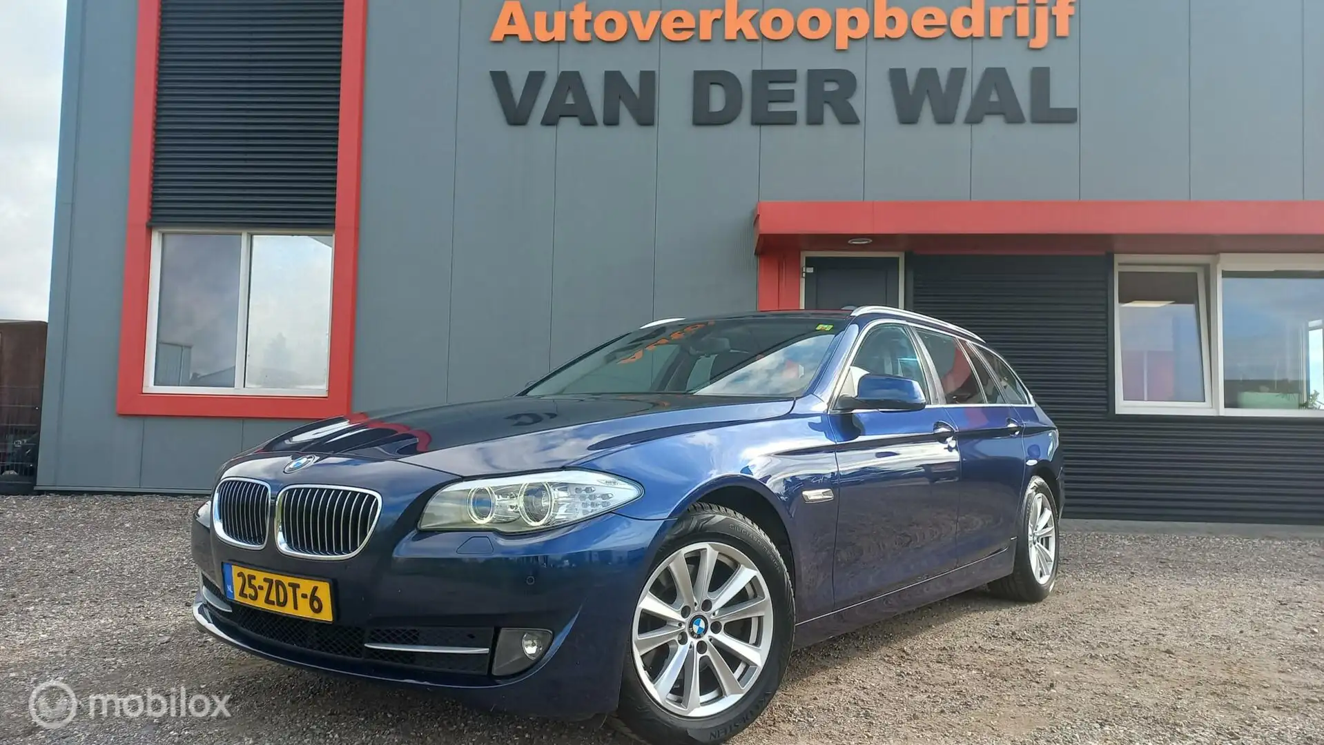 BMW 520 5-serie Touring 520i High Executive Bleu - 1