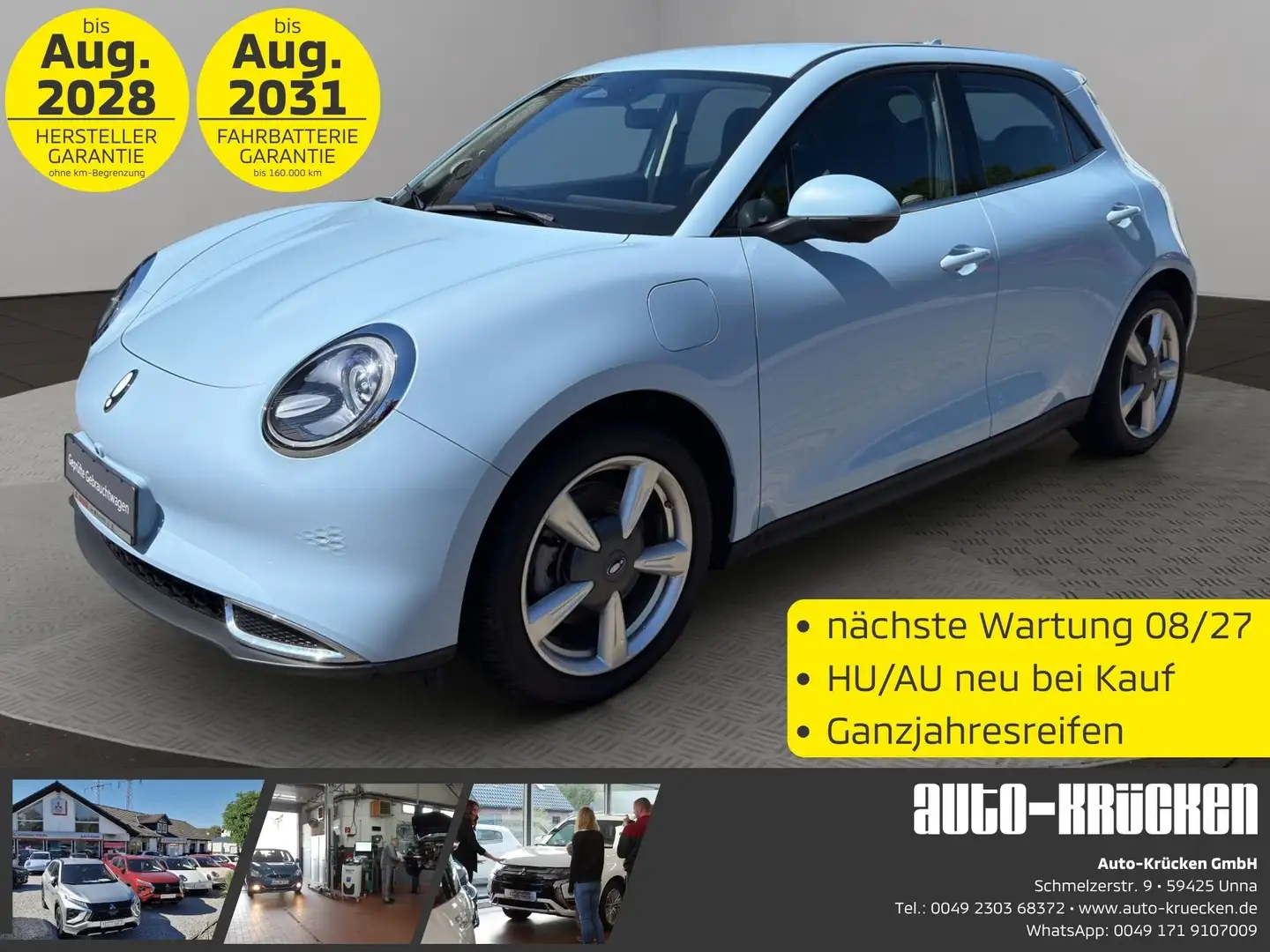 GWM ORA 03 300 Garantie bis 08/2028 ohne km-Begrenzung Blau - 1